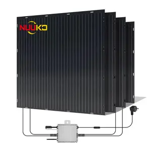 Toit panneau solaire alimentation 24v avec molex plug ac/dc 400W 800W 600 watt système d'énergie solaire pour la maison balcon système