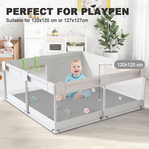 Materassino pieghevole da gioco per bambini 47 "x 47"-materassino in schiuma, pelle vegana Non tossica per bambini e neonati - Product Image 2