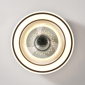 พัดลมติดเพดานแบบไร้ใบพัด829พร้อมไฟพัดลมควบคุมผ่านแอป Tuya Alexa Google - Product Image 5