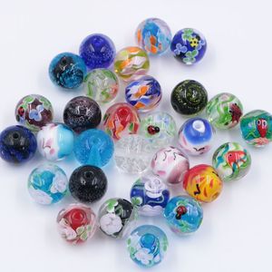 Su ordinazione Rotondi di Lampwork di <span class=keywords><strong>Murano</strong></span> Perle di Vetro Per Monili Che Fanno - Product Image 6