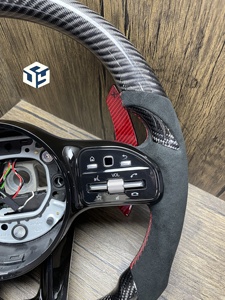 <span class=keywords><strong>Volant</strong></span> en fibre de carbone Dragonfly amélioré, adapté aux Mercedes Benz <span class=keywords><strong>AMG</strong></span> W204 W205 <span class=keywords><strong>A45</strong></span> E400 - Product Image 5