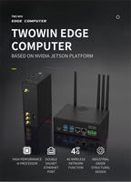 Computadora 4G 128G Edge PC industrial integrada NVIDIA Jetson TX2 Inteligencia artificial AI Computadora