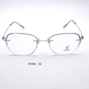 แว่นตา K1025 กรอบโลหะเมมโมรี่ น้ำหนักเบา ทนทาน ทันสมัย ดีไซน์ยืดหยุ่นเพื่อความสบาย - Product Image 4