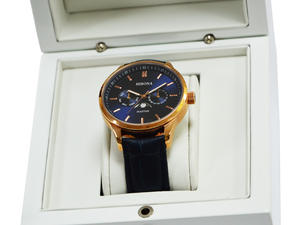 นาฬิกากลไกอัตโนมัติสำหรับผู้ชาย <span class=keywords><strong>boyzhe</strong></span> Tourbillon Movement Sapphire เคสหนัง/ยางรัดหนา5มม. - Product Image 5