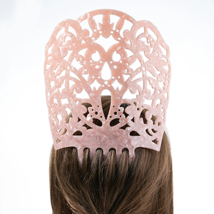 Hollow Out Women Fork flamenco estilo español Acetato Peines para el cabello Insertar estilo Peines para la decoración del cabello - Product Image 2