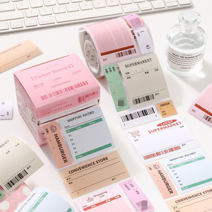 Simno dính ghi chú giấy cuộn băng kéo ra nhãn dán Hộp vẽ đầy đủ dính thẻ tự dính ghi chú viết - Product Image 6