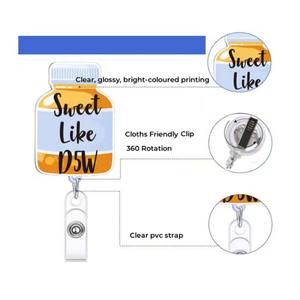 Bestom ที่ใส่กุญแจพยาบาลอะคริลิค & ม้วนป้ายหดได้อุปกรณ์เสริมสำหรับผู้ปฏิบัติงานด้านสุขภาพ - Product Image 5