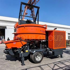 Motor diésel de alta calidad de China al por mayor, bomba mezcladora de cemento portátil automática de 750 litros, elevador de tolva de 20 M³/H 100M - Product Image 4