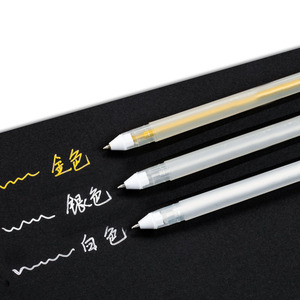 Promotion 0.3/0.4/0.5mm <span class=keywords><strong>surligneur</strong></span> blanc stylo nacré pour FineLine/Highlight/croquis/Animation - Product Image 4