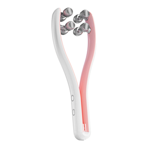 Masseur facial sans fil, télécommande, rechargeable par USB, rouleau vibrant en acier inoxydable, lifting du menton, relaxation du corps - Product Image 1