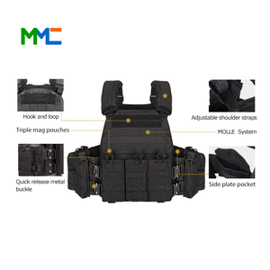 Équipement tactique Chaleco Tactico, veste de protection pour la chasse et l'entraînement en plein air, sangle de poitrine en polyester, équipement de sécurité, marque MMC - Product Image 4