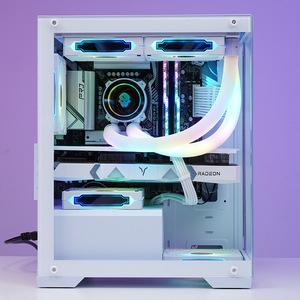 Direktvertrieb MINI White Sea View Room Prism Unterstützt 240 Wasserkühlung/M-ATX Motherboard Mid-Tower Desktop ATX Computergehäuse - Product Image 4