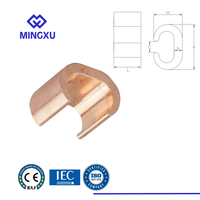 Bon prix Connecteur à sertir en cuivre de type C CCT-122 OEM Câble de connexion de mise à la terre en cuivre pur Fil de connexion C Pince CE/IEC