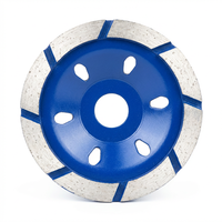 Meule diamantée segmentée industrielle 3/4'' avec blocs abrasifs épais, abrasion uniforme, meule à godet professionnelle pour la pierre
