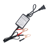 Chargeur 12V 13.6V 13.8V 14.6V 14.8V 1A 1000mA pour voiture, scooter, moto tout-terrain, cyclomoteur, pièces ATV, chargeur de batterie au plomb-acide AGM GEL Pb