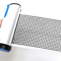 Filet de tennis de table en plastique PE rétractable portable pour joueurs de ping-pong