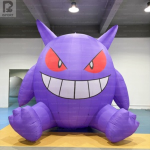 Gigante Poké<span class=keywords><strong>mon</strong></span> Gengar Inflable: Decoración Clásica de Poké<span class=keywords><strong>mon</strong></span> Tipo Fantasma para Convenciones de Anime, Fiestas Infantiles, Exhibiciones Minoristas y Centros Comerciales - Product Image 1