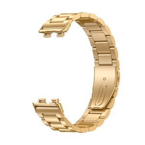 Forwelleny Bracelet de montre intelligent en acier inoxydable léger <span class=keywords><strong>4</strong></span> couleurs Bracelet de montre de remplacement pour <span class=keywords><strong>Huawei</strong></span> <span class=keywords><strong>Band</strong></span> 10/9/8 - Product Image 5