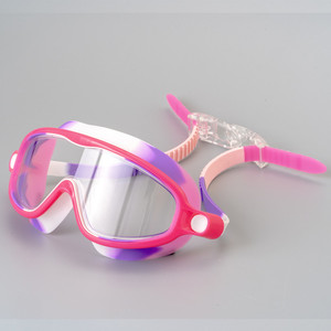 Wholesale Hot Style High Definition Anti-fog <b>Large</b> <b>Frame</b> Kids Cute Swimming Goggles with Nose Clip Earplug - Product Image 3