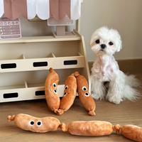 Jouet en peluche sonore pour animaux de compagnie, résistant aux morsures, design en papier, jouet d'entertainment pour petits et moyens chiens