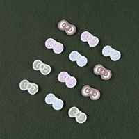 Petit nœud papillon brodé, sans colle, idéal pour les pinces à cheveux DIY, les accessoires capillaires et les accessoires vestimentaires.