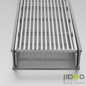Grille en acier inoxydable Drain de sol extérieur en PVC antirouille Grille d'ingénierie Drain <span class=keywords><strong>antidérapant</strong></span> - Product Image 3