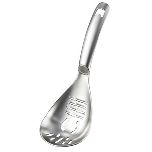 Cuchara de Cocina de Acero Inoxidable 304, Espátula Ranurada, Triturador de Patatas, Separador de Yemas de Huevo Crudas, Utensilio de Cocina Multifuncional - Product Image 5