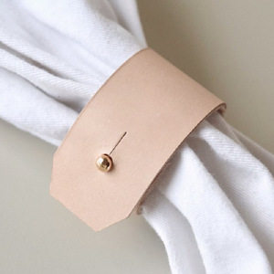Leather napkin rings available now. Suitable for dinner <b>parties</b>, holiday gatherings, and <b>table</b> decorations. - Product Image 3