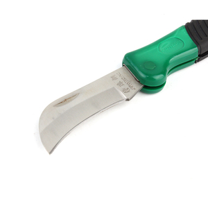 Cuchillo de Bolsillo 87101 para Electricista con Mango de Goma para Cortar Cables y Terminales de Red - Product Image 4