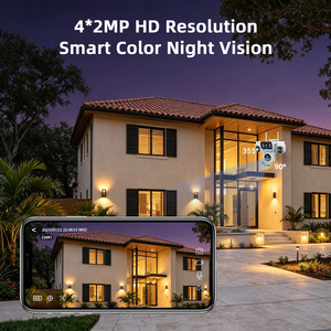 Telecamera PTZ Impermeabile IP65 con Microfono Integrato, Visione Notturna, Sensore CMOS, Rilevamento Intelligente delle Persone, Visualizzazione Remota in Tempo Reale, Telecamera di Sicurezza - Product Image 3