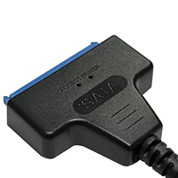 Cable adaptador USB 2.0 SATA de 0,2 m y 2,5 pulgadas, cable de datos SSD HDD para unidades de disco duro externas, OEM de fábric