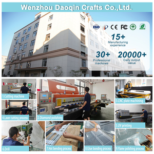 11*14 inch trong suốt hai mặt nổi Treo Khung Ảnh Acrylic vuông phong cách không khung với giấy chứng nhận bằng cấp - Product Image 6