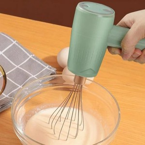 Frusta per Uova in Acciaio Inox Leggera, Mixer Portatile Senza Fili Facile da Usare per Accessori da Cucina, Mini Frusta per Uova - Product Image 5