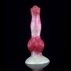 FAAK Wholesale Strap on Dog <b>Dildos</b> Artificial Animal Penis Small Knot <b>Dildos</b> for Couple Sex Toy - Product Image 2