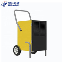 Déshumidificateur WETWELLS de nouvelle conception pour zones à forte humidité, 50L/D, déshumidificateur portable et mobile, prix d'usine
