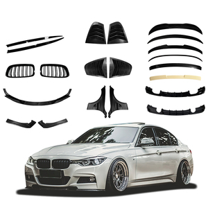 Gli accessori esterni <span class=keywords><strong>F30</strong></span> includono lo <span class=keywords><strong>Spoiler</strong></span> del separatore laterale del labbro posteriore del parafango del labbro della griglia anteriore per BMW serie 3 <span class=keywords><strong>F30</strong></span> 2012-2018 - Product Image 1