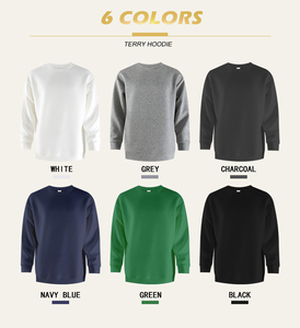 Maglione con girocollo Unisex da 300gsm felpe bianche in cotone poliestere <span class=keywords><strong>Plus</strong></span> <span class=keywords><strong>size</strong></span> - Product Image 4