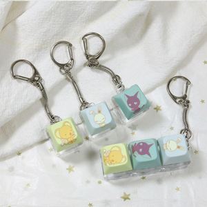 Porte-clés personnalisé anti-stress avec touches de clavier, interrupteurs DIY pour clavier, impression de logo, conception de clavier - Product Image 5