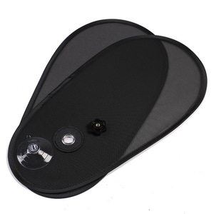 Adjustable Suction Cup Car Sunshade <b>Mesh</b> Side <b>Window</b> Black Foldable Sun Protection - Product Image 1