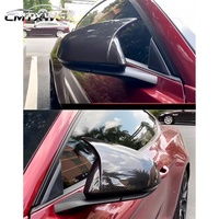 Coques de rétroviseurs en fibre de carbone de haute qualité pour Ford Mustang