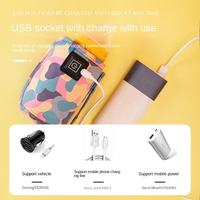 Chauffe-biberon USB portable pour poussette, sac isotherme, chauffe-biberon pour bébé, accessoires de sécurité pour enfants, pour l'extérieur en hiver