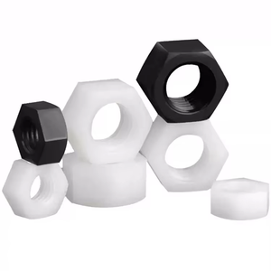 Écrous hexagonaux en nylon blanc M3 M6, capuchons hexagonaux externes en plastique, adaptés aux vis et aux boulons - Product Image 5