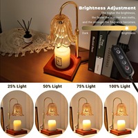 Lampe rétro en forme de pétale, plateau à bougies, décoration d'intérieur, lumière d'aromathérapie, veilleuse, décoration de bureau, éclairage, lampe chauffe-bougie
