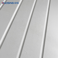 Profil de lamelles en aluminium standard de 80 mm pour garage domestique avec interverrouillage stable pour porte de volet roulant résidentiel