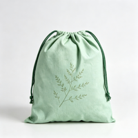 Pochette à cordon personnalisée imprimée motif floral, écologique, réutilisable, anti-poussière, pour emballage cadeau de mariage, vente en gros