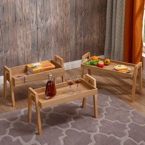 Solid Wood Multi Layer <b>Storage</b> <b>Rack</b> 3 Floors Standing Type Modern Durable Home <b>Kitchen</b> Balcony Use - Product Image 2