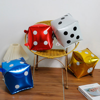 Premium Casino-Themen Folienballons Poker-Bedruckte Party-Dekorationen Set für Las Vegas Spieleabend-Feier