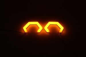 <span class=keywords><strong>Venta</strong></span> de Fábrica, Luces LED DRL de Ojos de Ángel Hexagonales de Doble Color Blanco y Amarillo para Faros Delanteros de Coche BMW - Product Image 5