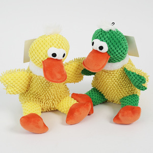 Juguete de peluche para perros, pato chirriante, masticable y duradero para cachorros y perros - Product Image 4