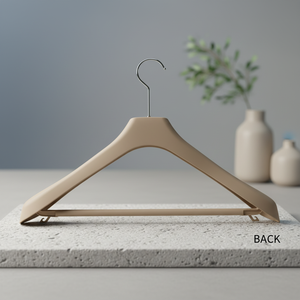 Resistenti Appendiabiti in Plastica con Gancio Dorato e Opzione Logo Personalizzato, Salvaspazio, Antiscivolo, con Intaglio per Uomo e Donna, Organizzazione Armadio - Product Image 2